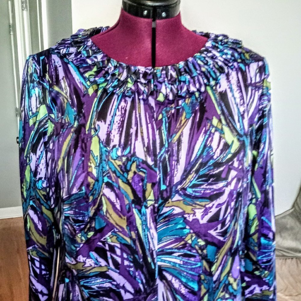 Lavender & Honey Loop Neck Cotton Jacket